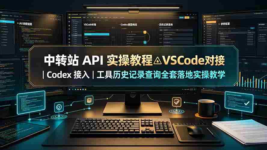 （19520期）中转站 API 实操教程△VSCode 对接｜Codex 接入｜工具历史记录查询全套落地实操教学