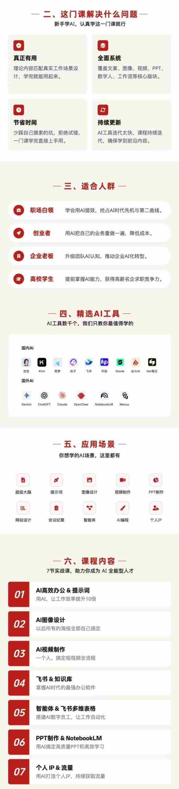 （19295期）AI全能人才训练营：2周掌握文案×图像×视频×PPT×数字人×工作流，超越80%的人