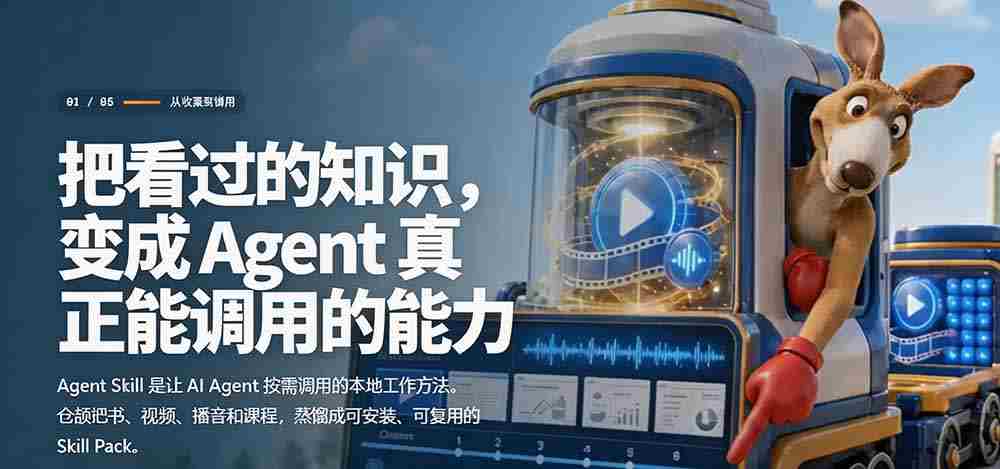 （19809期）全网走红！GitHub上6.7K Star的开源项目，把任何书、长视频、播客蒸馏成AI工具，值得收藏 cangjie-skill