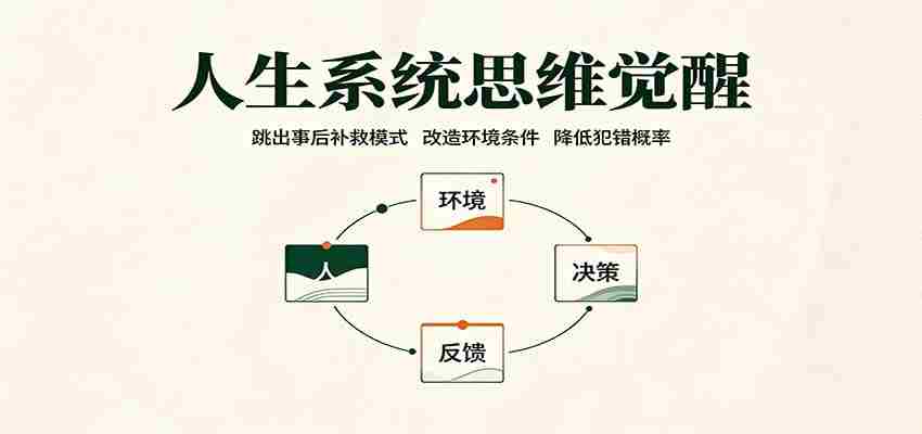 人生系统思维觉醒：跳出事后补救模式，改造环境条件，降低犯错概率