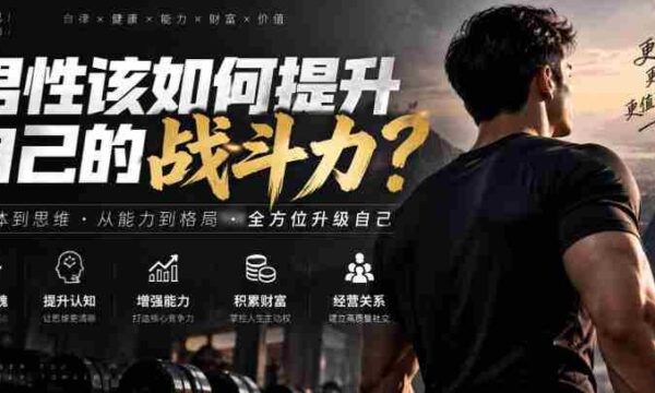 付费文章：男性该如何提升自己的战斗力？