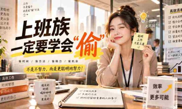 某社群精选付费文：上班族一定要学会“偷“