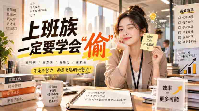 某社群精选付费文：上班族一定要学会“偷“