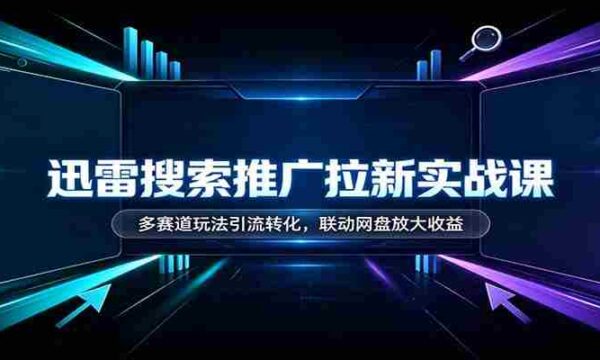 迅雷搜索推广新手指南：多渠道引流技巧，网盘联动助力收益翻倍
