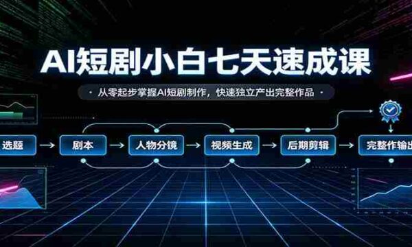 七日AI短剧制作速成指南：新手快速入门，打造专属短剧作品