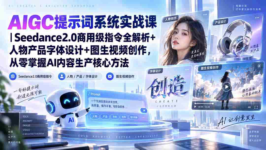 探索AIGC技巧：Seedance2.0商用指令深度剖析，解锁AI内容创作与设计艺术