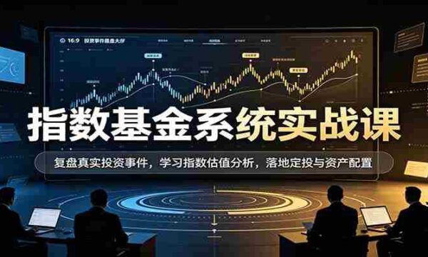 实战解析指数基金：深度复盘投资案例，掌握估值技巧，实操定投与资产布局策略