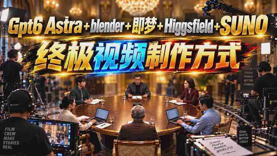 探索新境界：GPT-6引擎联动Blender、即梦、Higgsfield与Suno，打造影视制作巅峰之道