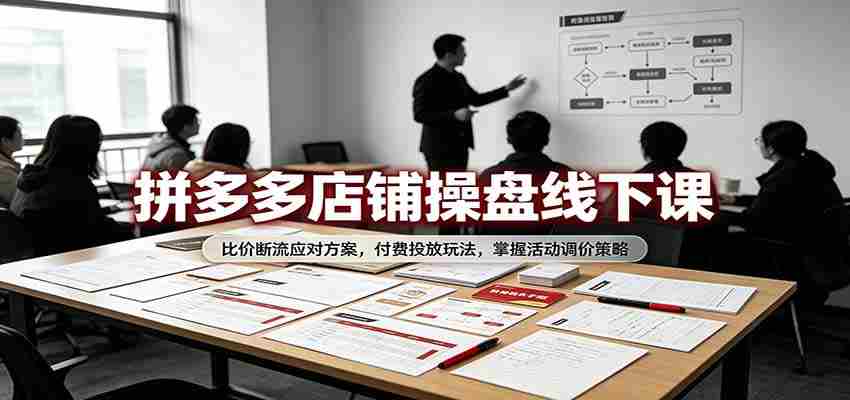 揭秘拼多多线下实战：破解比价困境，深度解析付费推广技巧，高效掌握活动价格调控术
