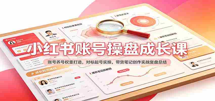 揭秘小红书账号运营之道：权重提升策略解析，实战带货笔记创作技巧总结