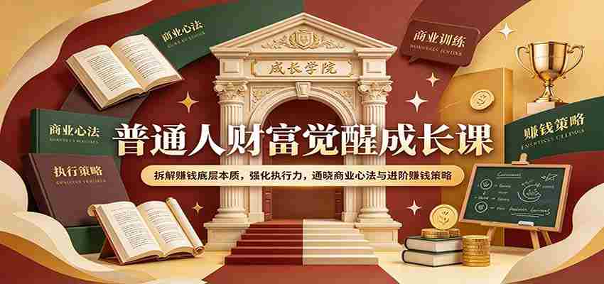 揭秘财富觉醒之道：深度剖析盈利核心，提升行动力，领悟商业智慧及高效赚钱技巧