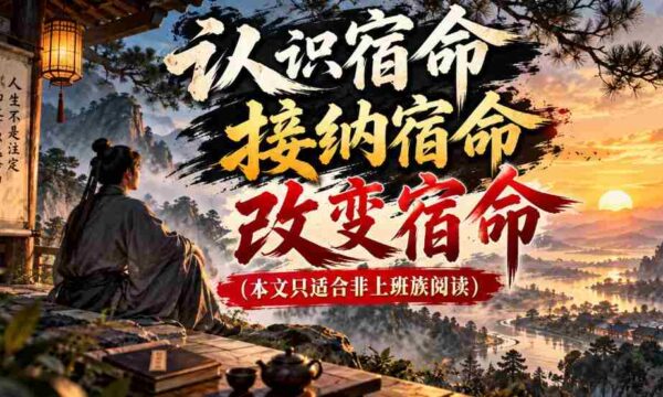探寻宿命真谛：接纳与改变之道（专为非职场人士量身定制）