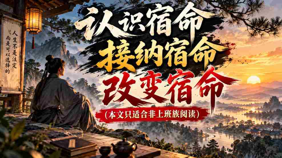 探寻宿命真谛：接纳与改变之道（专为非职场人士量身定制）