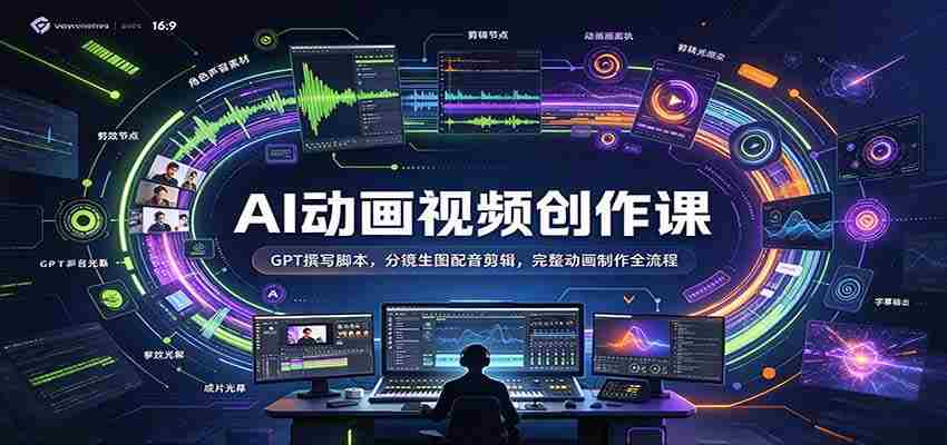 探索AI动画制作奥秘：GPT助你撰写剧本，分镜头绘画与配音剪辑，全方位掌握动画制作全程技巧