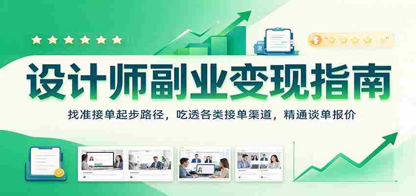 揭秘设计师副业盈利之道：探寻接单起点，掌握多样接单途径，精通谈判与报价技巧