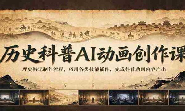 揭秘AI动画创作秘诀：历史科普之旅，掌握丰富插件技巧，轻松打造科普动画精品