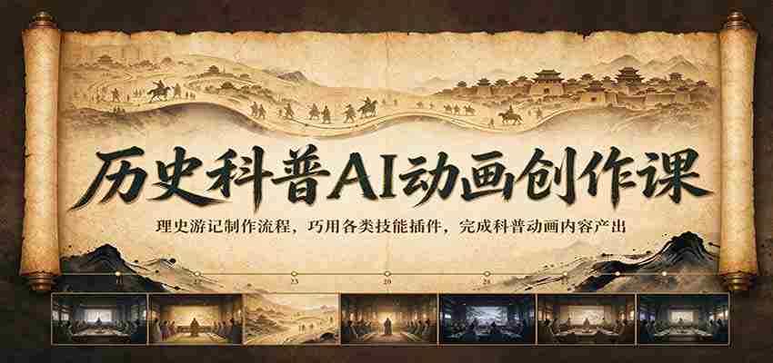 揭秘AI动画创作秘诀：历史科普之旅，掌握丰富插件技巧，轻松打造科普动画精品