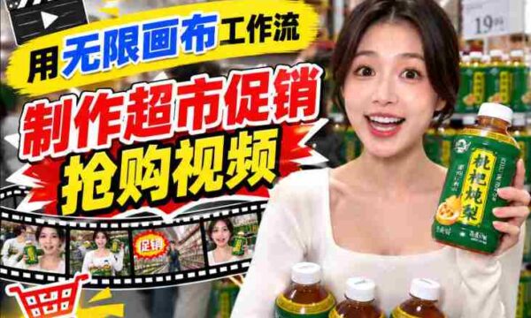 畅享无限创意，超市促销视频狂潮来袭！TikTok抖音带货短视频一键生成，抢购热潮一触即发！