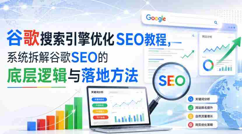 小白新君SEO·谷歌搜索引擎优化SEO教程，系统拆解谷歌SEO的底层逻辑与落地方法（部分更新2026）