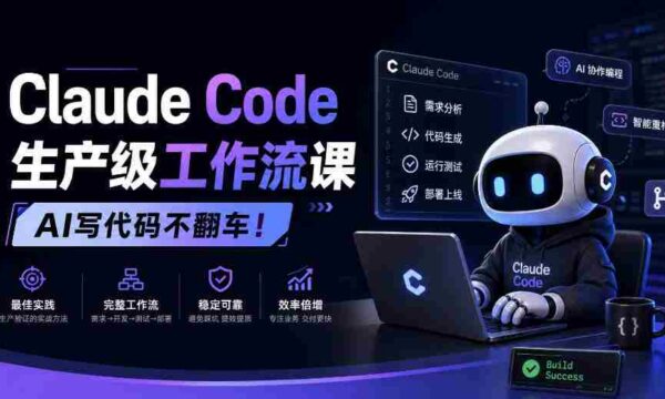 AI编程新篇章，Claude Code打造无故障工作流教程【独家中英双语呈现