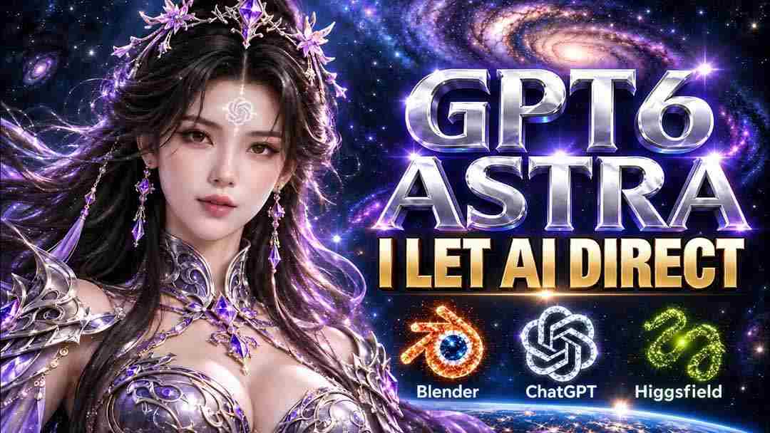 GPT-6 Astra掌舵，Higgsfield与Blender联手，演绎30秒玄幻大片，运镜精准，视觉盛宴！