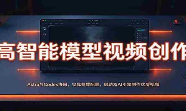 Astra与Codex联手打造：智能视频制作，参数配置一触即达，双AI引擎助力高品质视频产出