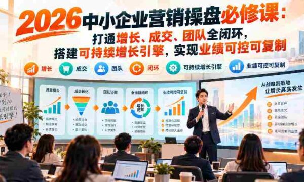 2026年中小企业营销攻略秘籍：全方位构建增长链、成交链、团队链，打造持续增长动力，确保业绩稳定与复制