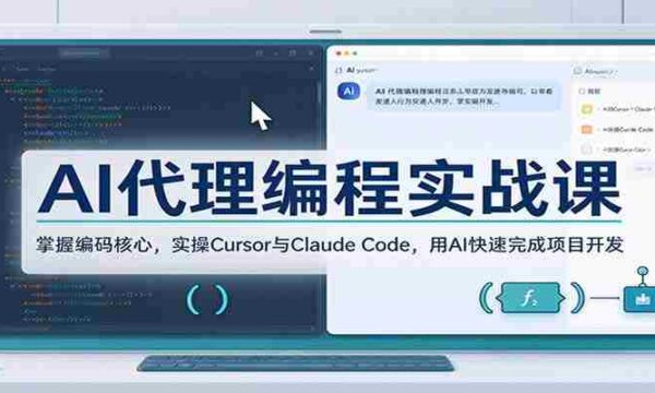 AI编程助手实战教程：深入编码精髓，实战Cursor与Claude Code，借助AI高效推进项目构建