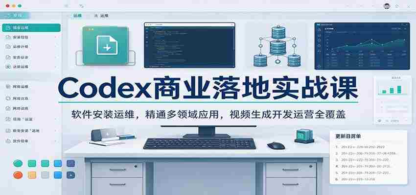 解码商业实战：全方位掌握软件运维技能，精通多领域应用，视频制作与运营一网打尽