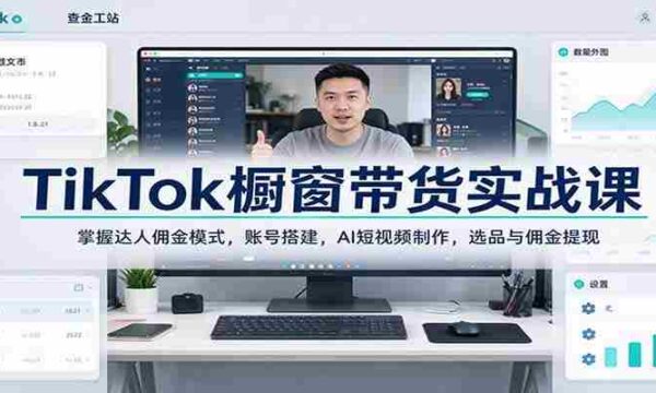 揭秘TikTok带货攻略：深度解析网红分成机制，打造个人账号，AI短视频高效制作，精选商品与佣金轻松提取