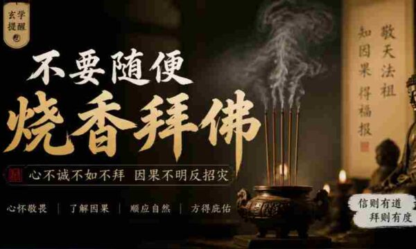 揭秘：玄学警示：谨慎行事，莫轻易祭拜神佛