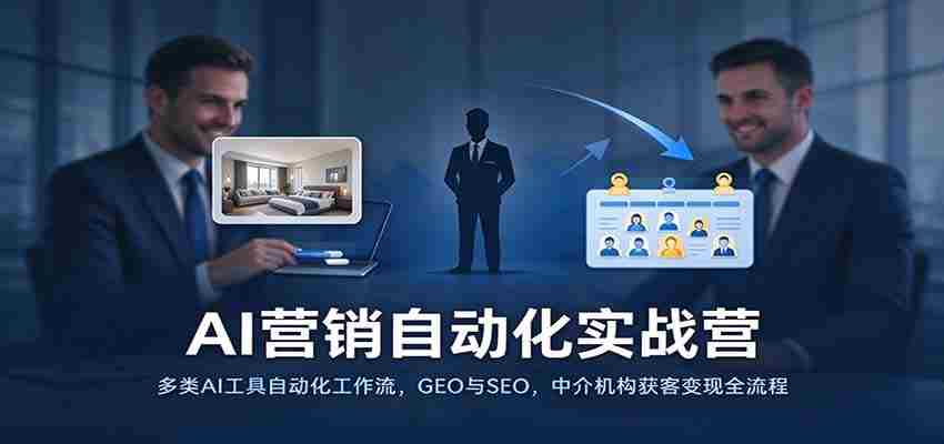 实战演练：AI营销自动化全攻略，多工具打造高效工作流，地理与搜索引擎优化，中介机构客户转化秘诀一网打尽