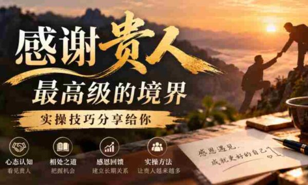 致谢贵人的至高境界揭秘：实操技巧大公开，与你共享智慧精髓