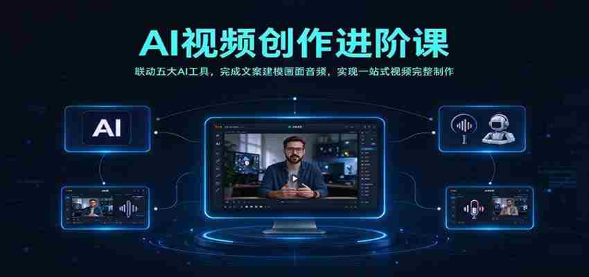 解锁视频制作新境界：融合五大AI利器，从文案到画面音频，构建全流程视频创作平台