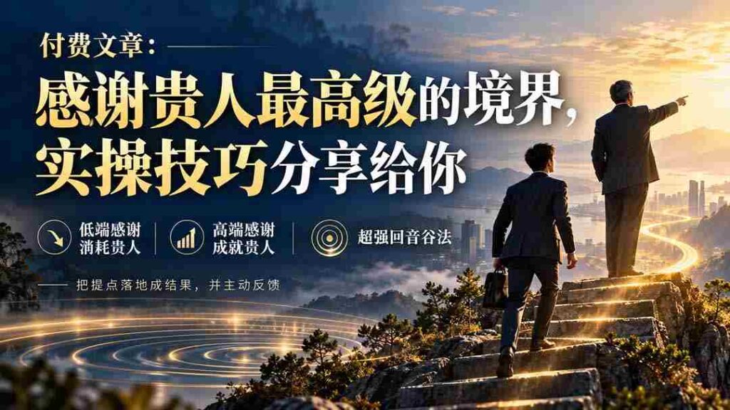 感恩贵人，领略最高境界：揭秘实用技巧分享攻略