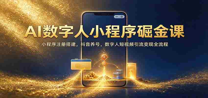 AI数字人应用搭建攻略：从小程序注册到抖音运营，揭秘数字人短视频引流赚钱全技巧