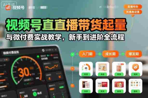 最新解析：视频号带货直播实操攻略，从入门到精通，全方位教学（持续更新至2026年10月）