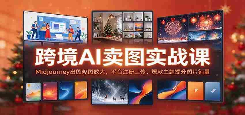 探索跨境AI图像营销之道：Midjourney图像处理与优化技巧，轻松注册平台，打造爆款主题，提升图片销售业绩