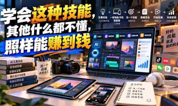 某公众号付费文章：学会这种技能，其他什么都不懂，照样能賺到钱