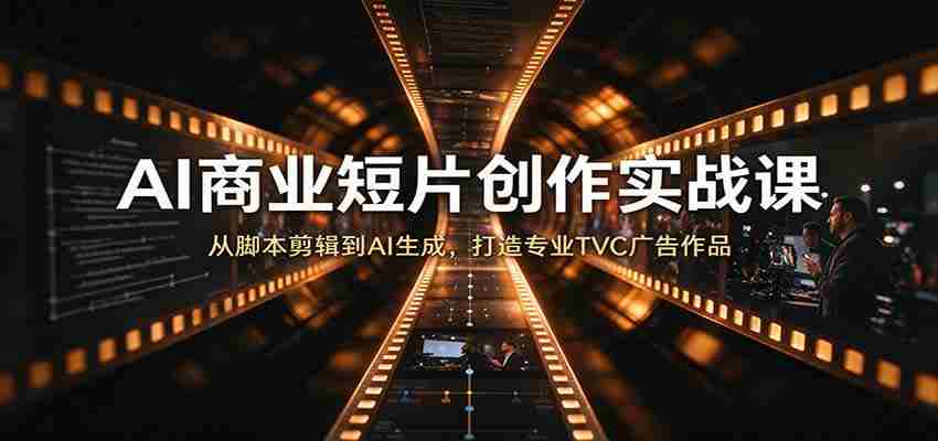AI短片商业制作攻略：从剧本编写至AI制作，塑造专业TVC广告佳品