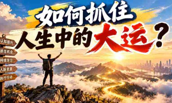 揭秘成功秘诀：如何捕捉人生关键时刻？