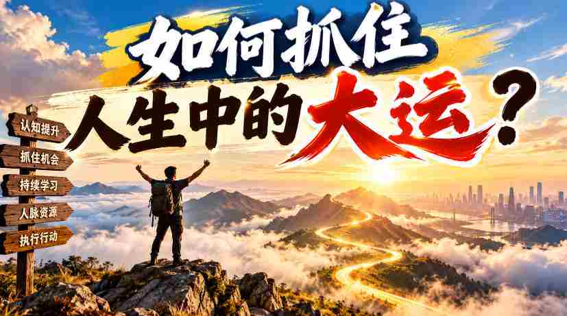 揭秘成功秘诀：如何捕捉人生关键时刻？