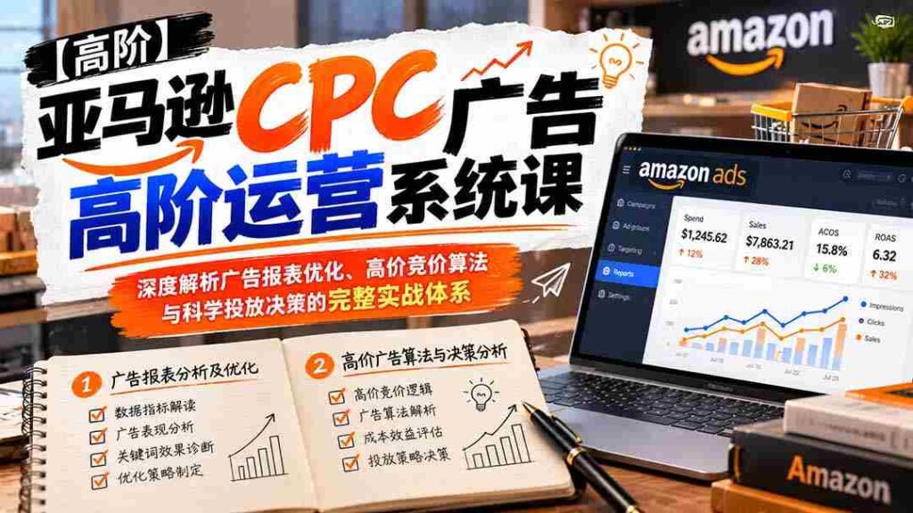 揭秘亚马逊CPC广告高效运营：全面解析报表优化技巧、竞价策略与精准投放秘诀实战攻略