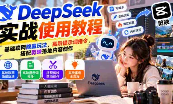 探索DeepSeek奥秘指南：揭秘联网隐秘技巧，掌握高级指令攻略，剪映应用内容创作技巧一网打尽