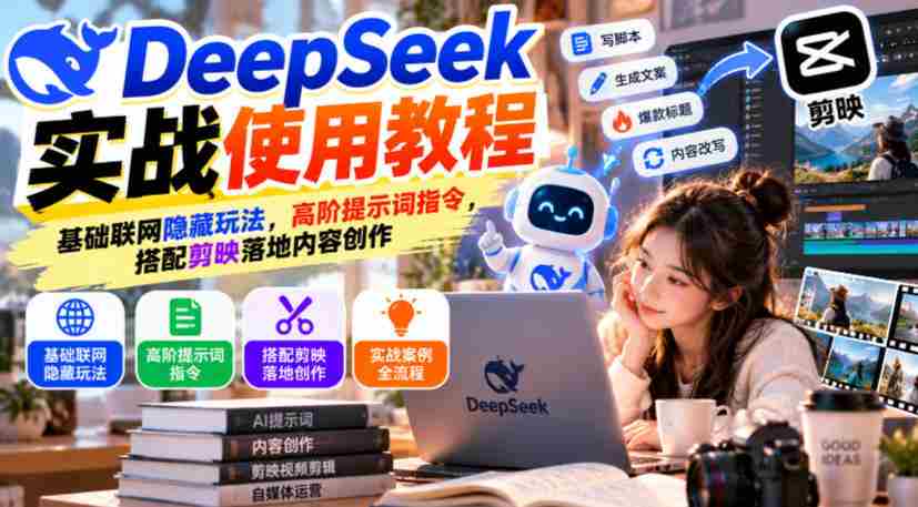 探索DeepSeek奥秘指南：揭秘联网隐秘技巧，掌握高级指令攻略，剪映应用内容创作技巧一网打尽