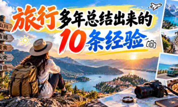 长期旅行心得：揭秘我累积的10大旅行智慧