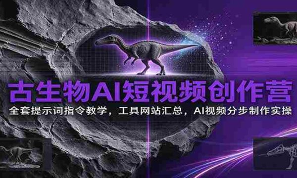 探秘古生物世界：AI短视频制作秘籍大公开，带你掌握全攻略！