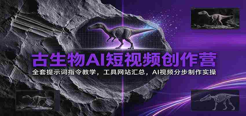 探秘古生物世界：AI短视频制作秘籍大公开，带你掌握全攻略！