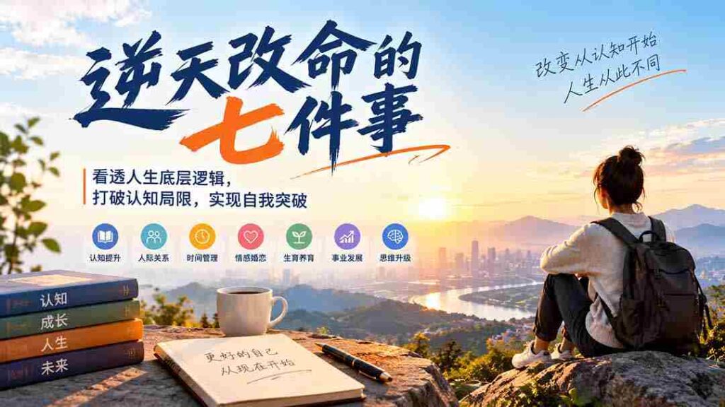 揭示人生奥秘：七招助你逆风翻盘，洞悉底层法则，拓宽认知边界，迈向自我飞跃