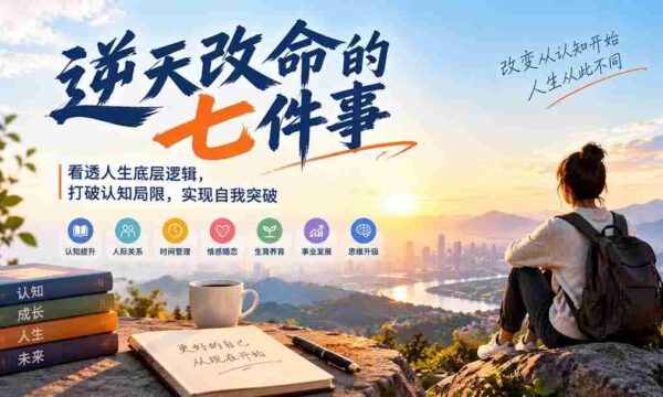 揭示人生奥秘：七招助你逆风翻盘，洞悉底层法则，拓宽认知边界，迈向自我飞跃